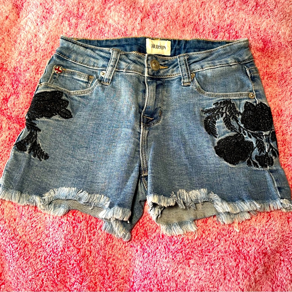 Hudson Girls Embroidered Shorts